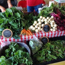 a farmers market