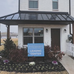 the entrance to a building